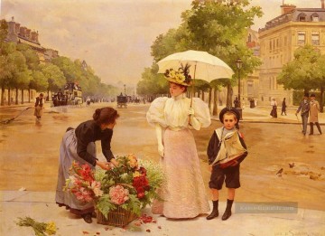  marie malerei - schryver Louis Marie de l Avenue des Champs Élysées Parisienne